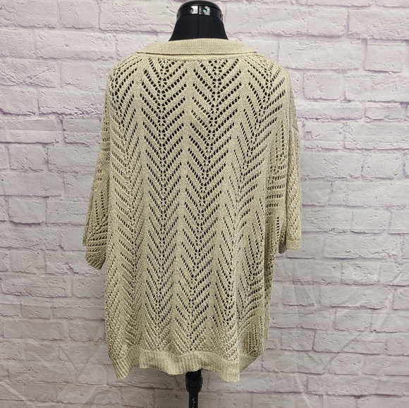 Boohoo Women's V-Neck Sweater in Cream - Picture 3 of 9